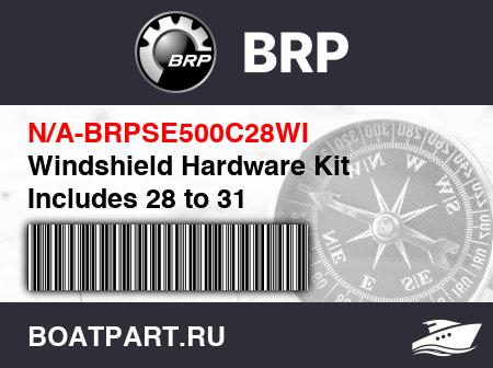 Изображение товара Windshield Hardware Kit Includes 28 to 31