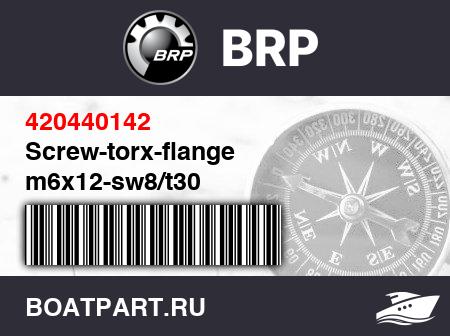 Изображение товара Screw-torx-flange m6x12-sw8/t30
