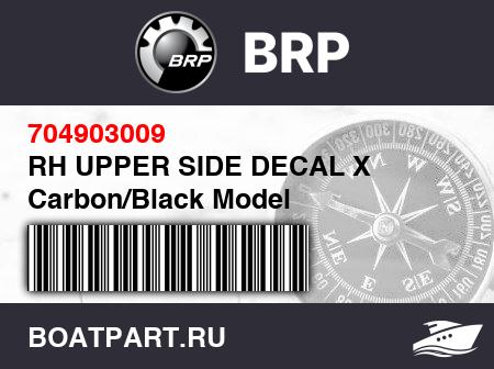 Изображение товара RH UPPER SIDE DECAL X Carbon/Black Model