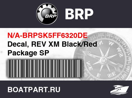 Изображение товара Decal, REV XM Black/Red Package SP