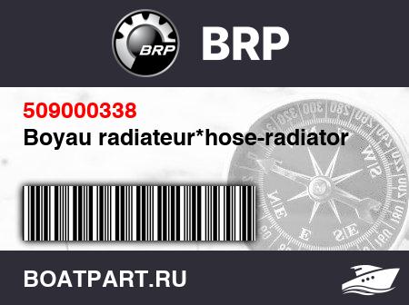 Изображение товара Boyau radiateur*hose-radiator