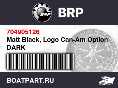 Изображение товара Matt Black, Logo Can-Am Option DARK