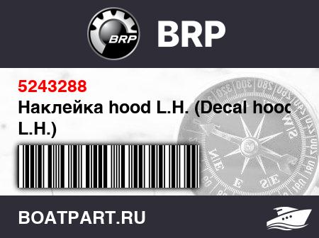 Изображение товара Наклейка hood L.H. (Decal hood L.H.)