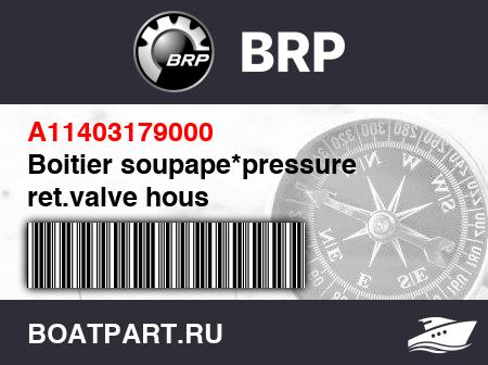 Изображение товара Boitier soupape*pressure ret.valve hous