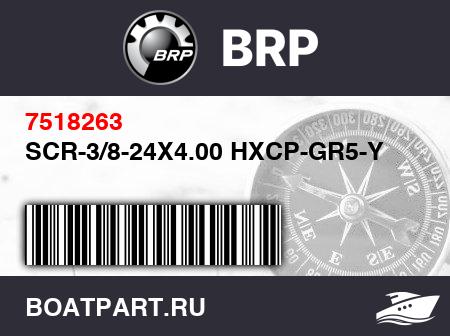 Изображение товара SCR-3/8-24X4.00 HXCP-GR5-Y