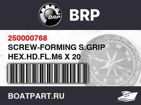 Изображение товара SCREW-FORMING S.GRIP HEX.HD.FL.M6 X 20