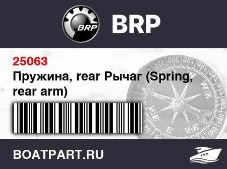 Изображение товара Пружина, rear Рычаг (Spring, rear arm)