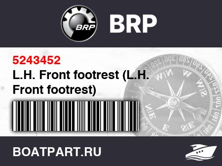 Изображение товара L.H. Front footrest (L.H. Front footrest)