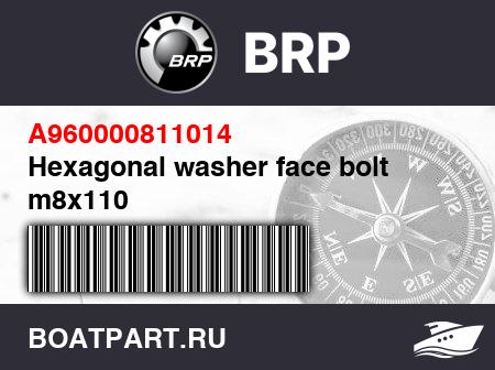 Изображение товара Hexagonal washer face bolt m8x110