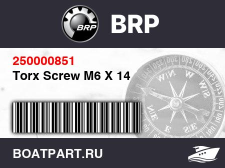 Изображение товара Torx Screw M6 X 14