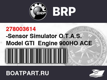 Изображение товара -Sensor Simulator O.T.A.S. Model GTI  Engine 900HO ACE