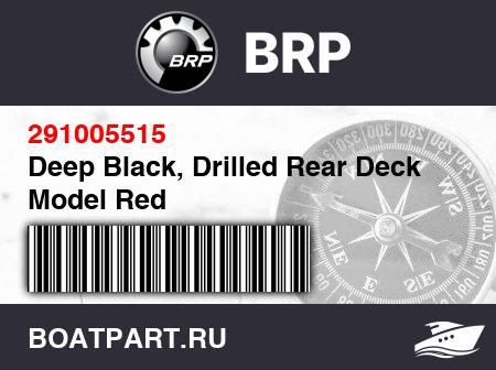 Изображение товара Deep Black, Drilled Rear Deck Model Red