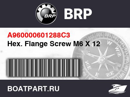 Изображение товара Hex. Flange Screw M6 X 12