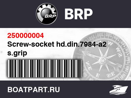 Изображение товара Screw-socket hd.din.7984-a2 s.grip