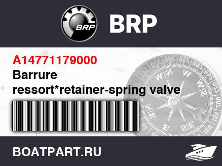 Изображение товара Barrure ressort*retainer-spring valve