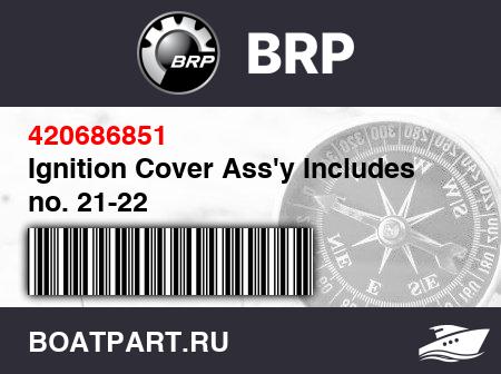 Изображение товара Ignition Cover Ass'y Includes no. 21-22