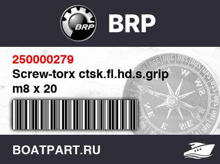 Изображение товара Screw-torx ctsk.fl.hd.s.grip m8 x 20