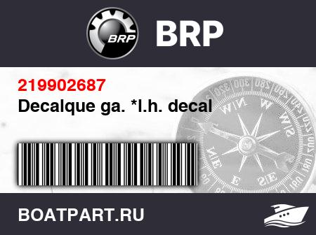 Изображение товара Decalque ga. *l.h. decal