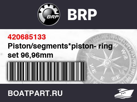 Изображение товара Piston/segments*piston- ring set 96,96mm
