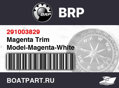 Изображение товара Magenta Trim Model-Magenta-White