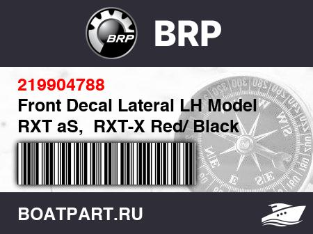 Изображение товара Front Decal Lateral LH Model RXT aS,  RXT-X Red/ Black