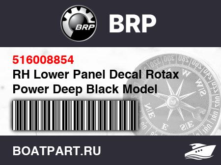Изображение товара RH Lower Panel Decal Rotax Power Deep Black Model