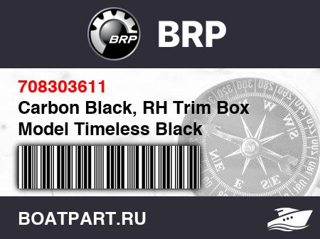 Изображение товара Carbon Black, RH Trim Box Model Timeless Black
