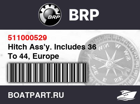Изображение товара Hitch Ass'y. Includes 36 To 44, Europe
