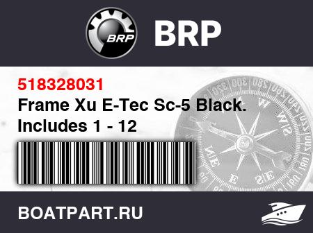 Изображение товара Frame Xu E-Tec Sc-5 Black. Includes 1 - 12