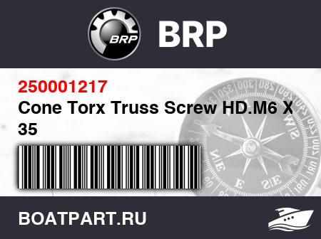 Изображение товара Cone Torx Truss Screw HD.M6 X 35