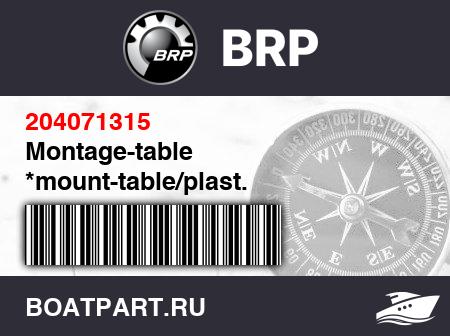 Изображение товара Montage-table *mount-table/plast.