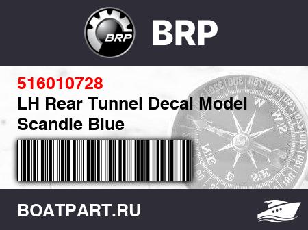 Изображение товара LH Rear Tunnel Decal Model Scandie Blue