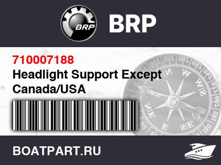 Изображение товара Headlight Support Except Canada/USA