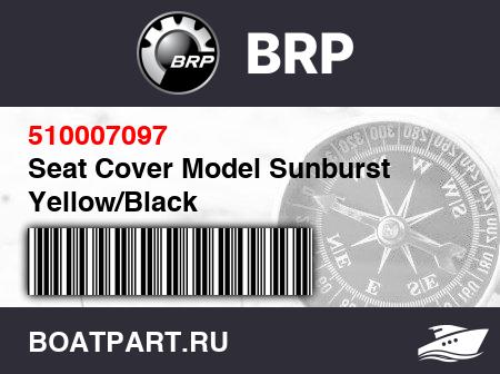 Изображение товара Seat Cover Model Sunburst Yellow/Black