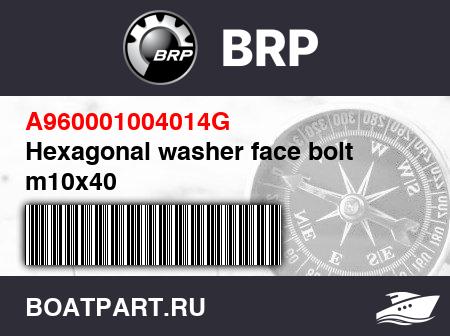 Изображение товара Hexagonal washer face bolt m10x40