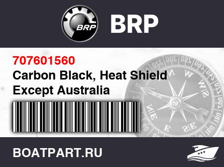 Изображение товара Carbon Black, Heat Shield Except Australia