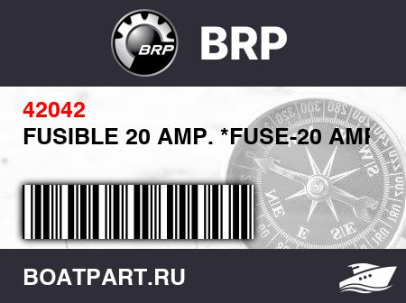 Изображение товара FUSIBLE 20 AMP. *FUSE-20 AMP.