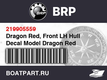 Изображение товара Dragon Red, Front LH Hull Decal Model Dragon Red