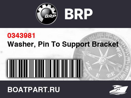 Изображение товара Washer, Pin To Support Bracket