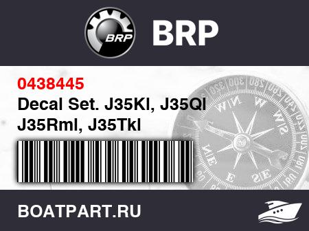 Изображение товара Decal Set. J35Kl, J35Ql  J35Rml, J35Tkl