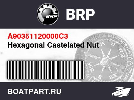 Изображение товара Hexagonal Castelated Nut