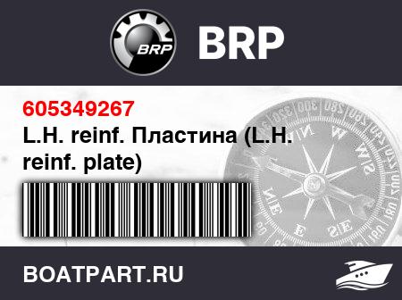 Изображение товара L.H. reinf. Пластина (L.H. reinf. plate)