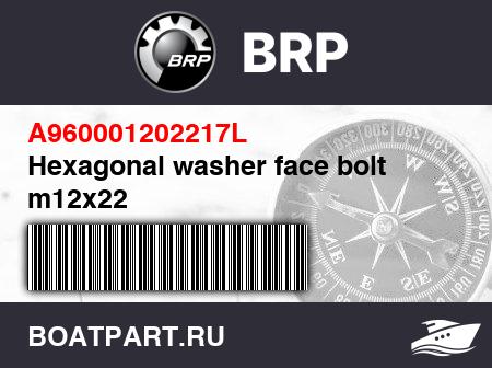 Изображение товара Hexagonal washer face bolt m12x22