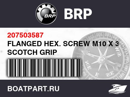 Изображение товара FLANGED HEX. SCREW M10 X 35, SCOTCH GRIP