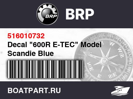 Изображение товара Decal "600R E-TEC" Model Scandie Blue
