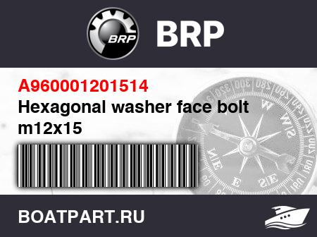 Изображение товара Hexagonal washer face bolt m12x15