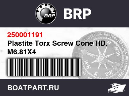 Изображение товара Plastite Torx Screw Cone HD. M6.81X4