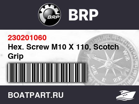Изображение товара Hex. Screw M10 X 110, Scotch Grip