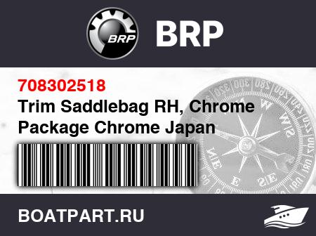 Изображение товара Trim Saddlebag RH, Chrome Package Chrome Japan