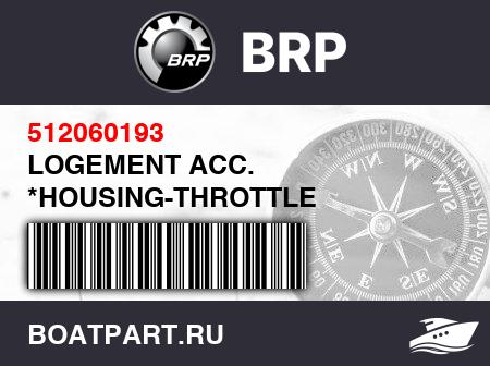 Изображение товара LOGEMENT ACC. *HOUSING-THROTTLE